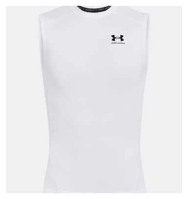 Under Armour HeatGear White Heren Compressietank