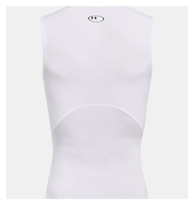 Under Armour HeatGear White Heren Compressietank