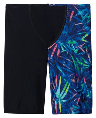 Speedo-Badehose mit Aufdruck und V-Ausschnitt, blau, für Jungen