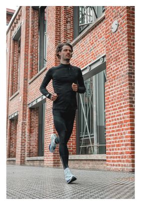 Kiprun <p>Langarmshirt</p>1/2 Zip Run 900 Warm Schwarz