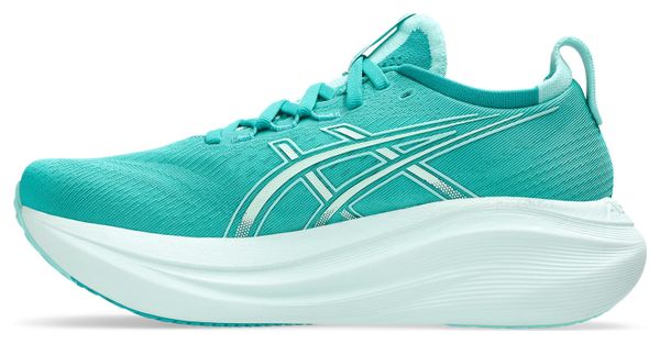 Chaussures Running Asics Gel-Nimbus 27 Vert/Blanc Femme