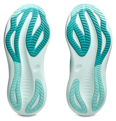 Chaussures Running Asics Gel-Nimbus 27 Vert/Blanc Femme