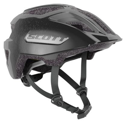 Kinder Helm Scott Spunto Plus Schwarz/Grau Reflective