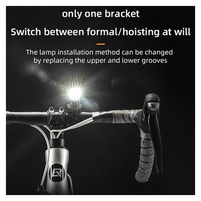 Phare de Vélo LED Brillant Lampe Torche Vélo Rechargeable