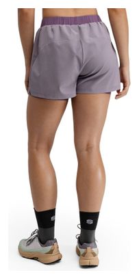 Short double couche trail running femme Randonnée Araroa Lilac Pourpre