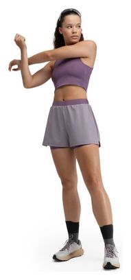 Short double couche trail running femme Randonnée Araroa Lilac Pourpre
