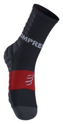 Pair of Compressport Shock Absorb Socks Black