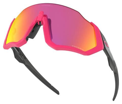 Oakley Flight Jacket Glasses Neon Pink / Prizm Road OO9401-0637