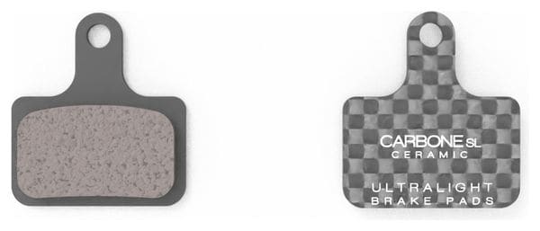 Paire de Plaquettes Ultralight AMP Carbone SL - Shimano Dura-Ace/Ultegra/XTR M9100 - Céramique