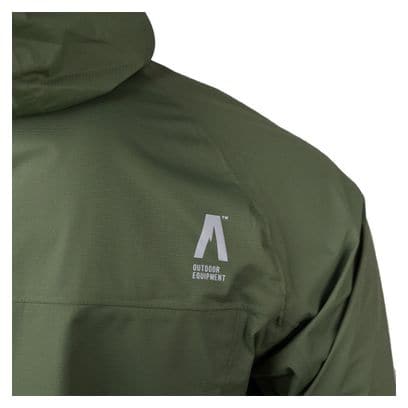 Veste imperméable de randonnée Alpinus Carniche vert - Homme