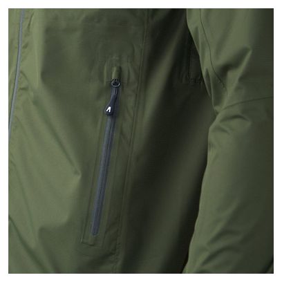 Veste imperméable de randonnée Alpinus Carniche vert - Homme
