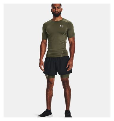 Cuissard de compression Under Armour HeatGear Khaki Homme