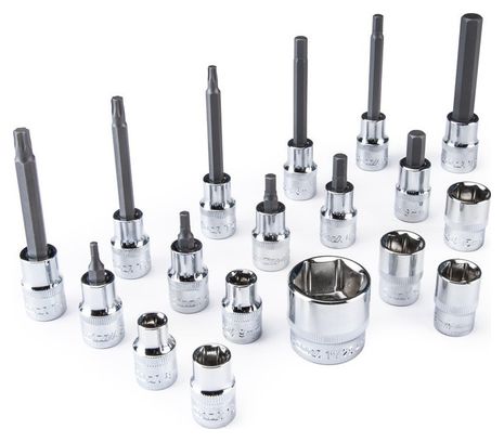 Park Tool SBS-1.3 18-Piece Socket and Bit Set