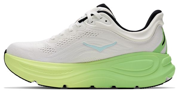 Chaussures Running Hoka Bondi 9 Blanc/Vert Femme