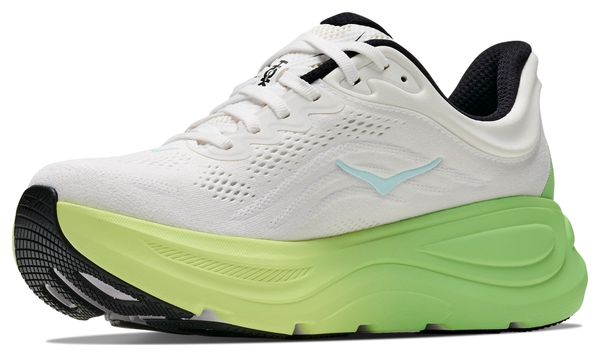 Chaussures Running Hoka Bondi 9 Blanc/Vert Femme