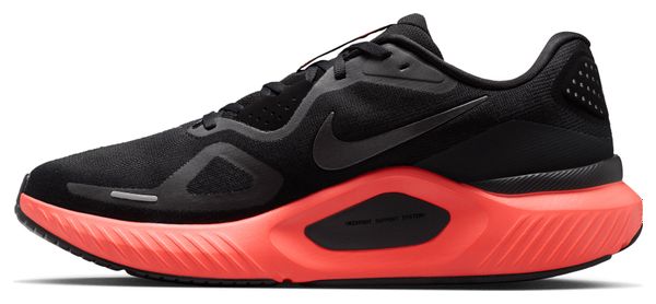 Nike Structure 26 Running Shoes, Black/Red, Men's
