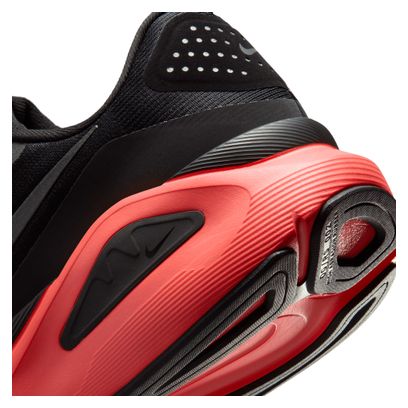 Nike Structure 26 Running Shoes, Black/Red, Men's