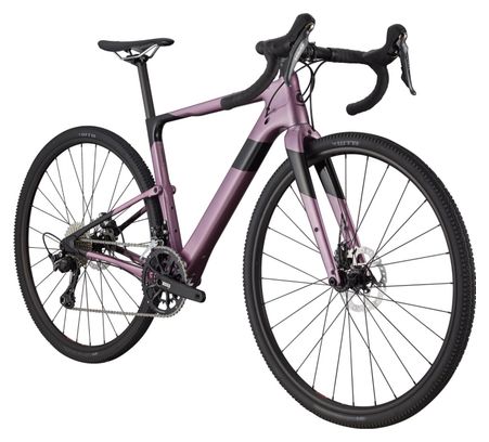 Gravel Bike Femme Cannondale Topstone Carbon Women's 4 Shimano GRX 11V 700 mm Violet Lavender