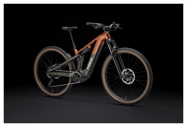 Trek Powerfly+ FS 4 Electric MTB Shimano Cues 10S 600Wh 27.5'' Orange/Green Gen 4