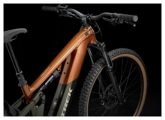 Trek Powerfly+ FS 4 Electric MTB Shimano Cues 10S 600Wh 27.5'' Orange/Green Gen 4