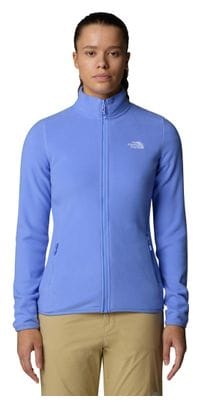 The North Face 100 Glacier Full Zip Fleecejacke Blau Damen