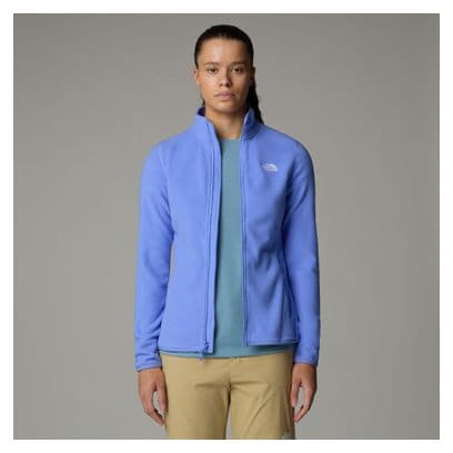 The North Face 100 Glacier Full Zip Fleecejacke Blau Damen