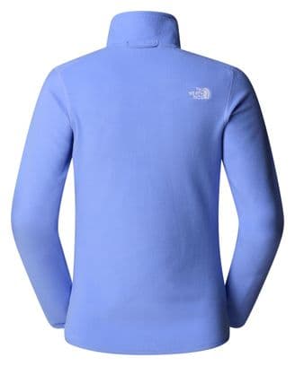 The North Face 100 Glacier Full Zip Fleecejacke Blau Damen