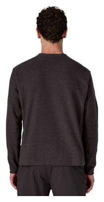 Uomo Patagonia R1 Air Crewneck Polar Fleece Nero