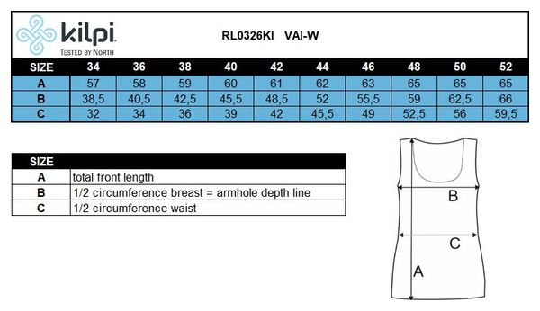 Débardeur de vélo femme Kilpi VAI-W