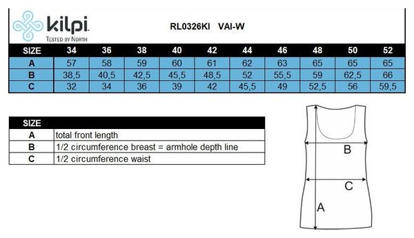 Débardeur de vélo femme Kilpi VAI-W