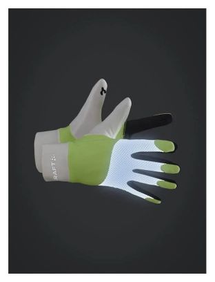 Craft ADV Lumen Fleece Yellow White Sport Gloves