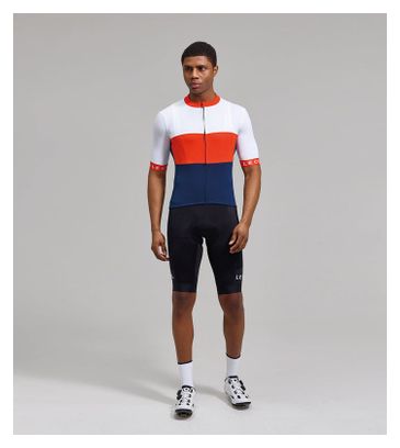 Le Col Sport Lightweight Short Sleeve Jersey Blue/White/Red