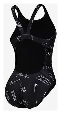 Speedo Fastback Damen Badeanzug Einteiler Schwarz