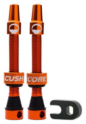 Valvole Cushcore Tubeless - 55 mm - Arancione (coppia)