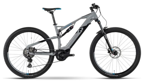 VTT Electrique Tout-Suspendu Raymon FullRay 130E 5.0 Tektro M350 9V 500 Wh 29'' Gris 2024