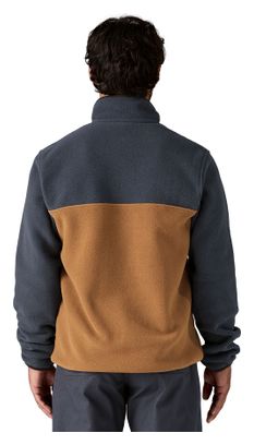 Pile leggero Synchilla Snap-T da uomo Patagonia Blu/Marrone