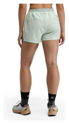 Short double couche trail running femme Randonnée Araroa Mint Vert