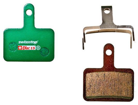 Swissstop D15 Organic Disc Brake Pad - Shimano Deore / Tektro