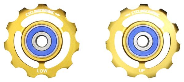 CyclingCeramic Jockey Wheels Shimano 10 / 11s (Edición Limitada Oro)