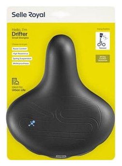 Selle Royal Selle vélo Drifter Small Strengtex noir