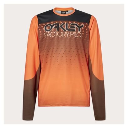 Oakley Seeker Gradient Orange Long Sleeve Jersey