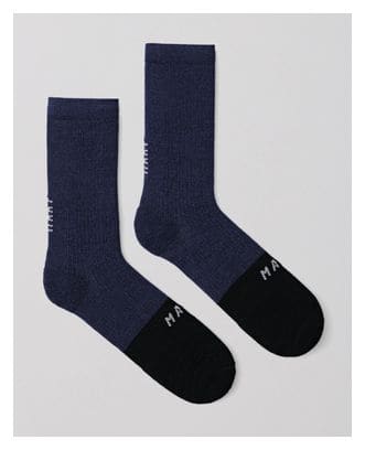 Maap Division Merino Socken Blau/Schwarz