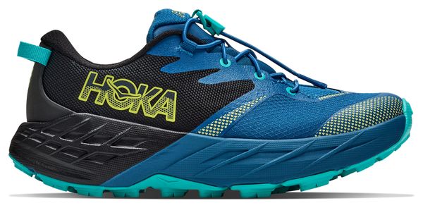 Hoka Speedgoat 7 Blue/Black Trail Running Shoes for Kids