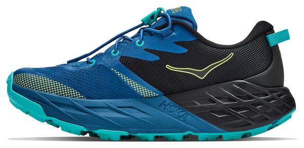 Hoka Speedgoat 7 Blue/Black Trail Running Shoes for Kids