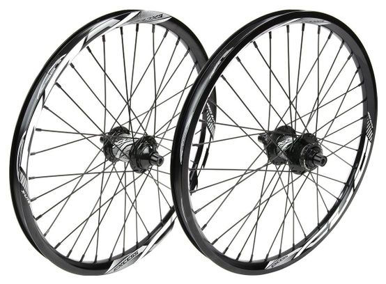 Paire de Roues BMX Excess XLC-2 Pro 20'' | 10 mm | 36 Trous Noir