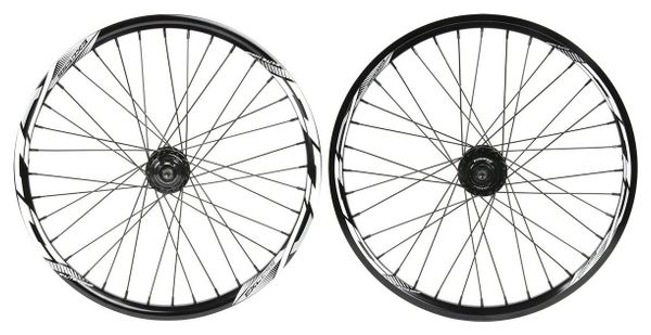 Excess XLC-2 Pro BMX Wheelset | 10 mm | 36 Holes Black