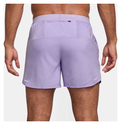 Short Nike Dri-Fit Stride 5in Violet Homme