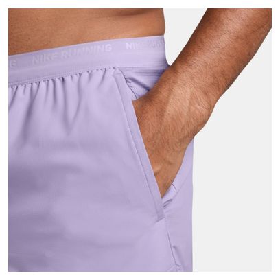 Short Nike Dri-Fit Stride 5in Violet Homme