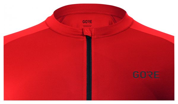 Gore Wear Fade Fireball Kurzarmtrikot Rot / Schwarz