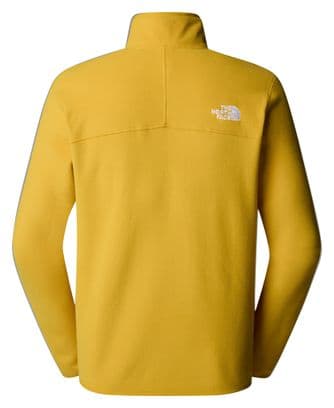 Polaire The North Face 100 Glacier 1/4 Zip Jaune Homme